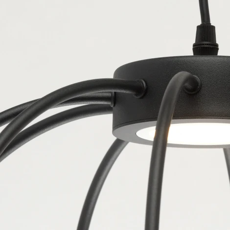 Подвесная люстра DeMarkt Стелла 412010701 (LED, 220V, на проводе, круглые, клетка)