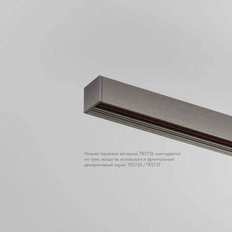 Торцевая заглушка для трека Denkirs Shine Base TR5735-DN темный никель (48V)