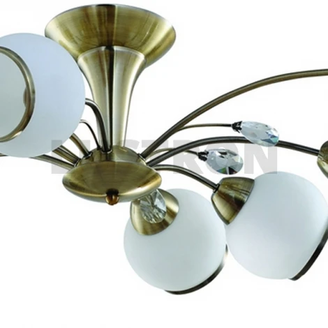 Потолочная люстра IDLamp Fina 830/8PF-Oldbronze