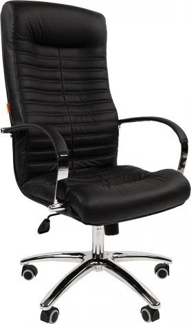 Компьютерное кресло CHAIRMAN 480 N кожа (Металл,Экокожа/Черный)