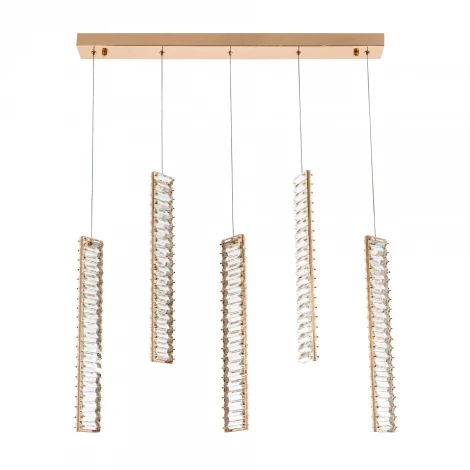 Подвесной светильник светодиодный хрустальный Modelux MODESTYLE MS.88909.5 GD