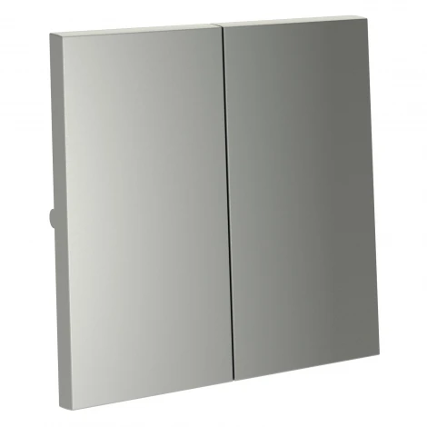 Клавиши для выключателя/переключателя двухклавишного Voltum S70 VLS000305 (сталь)