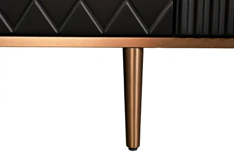 Комод черный  150*55*90см Garda Decor арт.77IP-2310