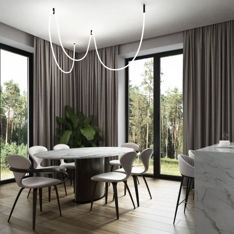 Гибкий неон Elektrostandard 336Led 12W IP20 4200K Full light круглый дневной белый, 8 м (24V 12W 336Led 2835 IP20) без крепежа