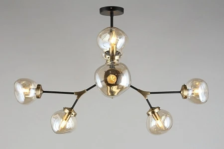 Потолочная люстра на штанге Omnilux Crotone OML-95107-08 (220V, шарики)