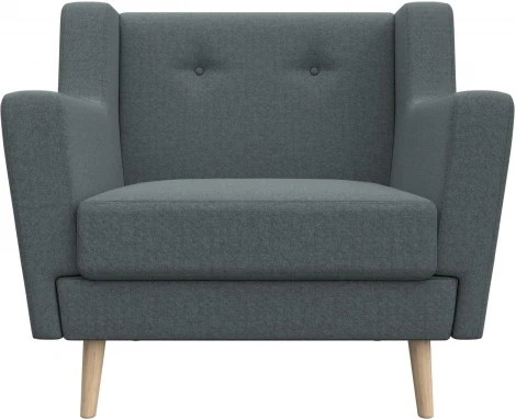 Кресло Брайтон (Серый/Рогожка) Лига Диванов арт.125035