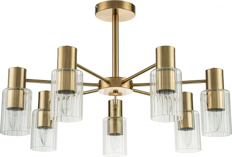 Потолочная люстра на штанге Diversity Escada 2120/7P E14*40W Gold (220V)