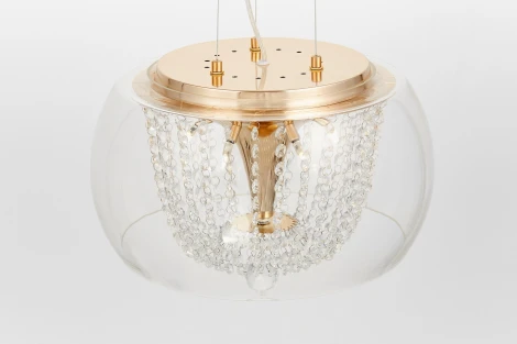 Подвесной светильник Lumina Deco LDP 7018-400 PR+F.GD (220V, на тросе)