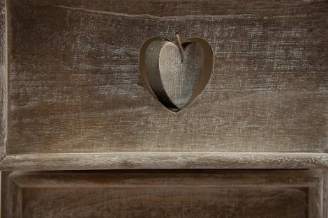 Тумба с 5 ящиками Secret De Maison PETIT AMOUR ( mod. HX16-003NS ) Натуральный Антик (дерево павловния, мдф)