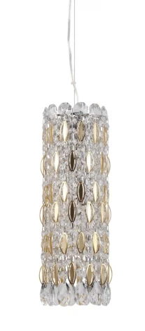 Подвесной светильник Crystal Lux Lirica SP3 CHROME/GOLD-TRANSPARENT