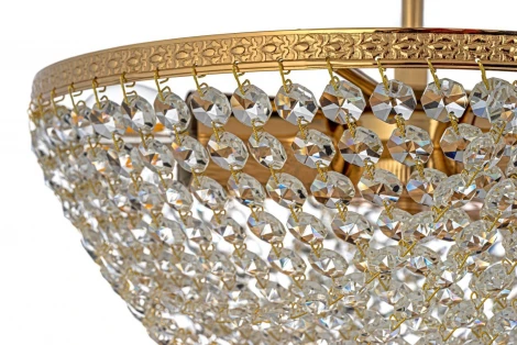 Потолочная люстра буше Arti Lampadari Stella E 1.3.30.505 G (220V, хрусталь)