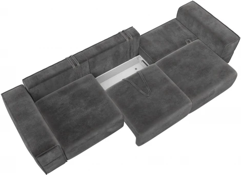 Диван прямой Лига-058 НПБ Лонг Лига Диванов (Велюр) арт.129396