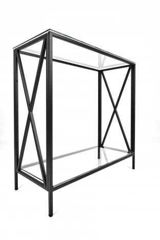 Консольный стол AllConsoles 1033-CB clear черный муар