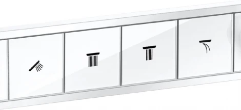 Термостат Hansgrohe RainSelect 15382700 для душа, белый матовый
