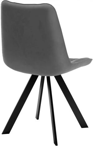 Стул DikLine 229 поворотный, B28 ANTRACITE, ножки черные