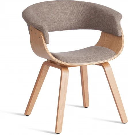 Стул VIMTA (mod.8021) (Дерево,Ткань/Светлое дерево,Бежевый) Tetchair арт.21831