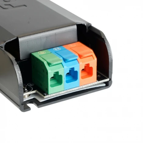 Трансформатор электронный для светодиодной ленты с плавным пуском и диммированием 200W 24V IP20 клипсы Feron LB004 52125