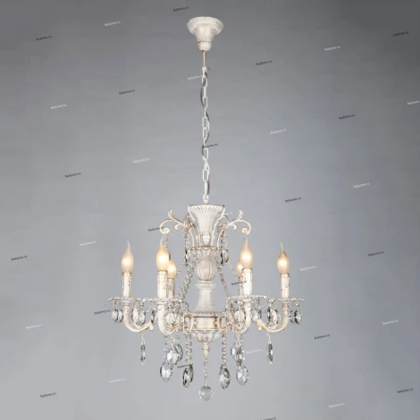 Подвесная люстра Omnilux Martina OML-79003-06 (220V, на цепи, подсвечник, свеча)