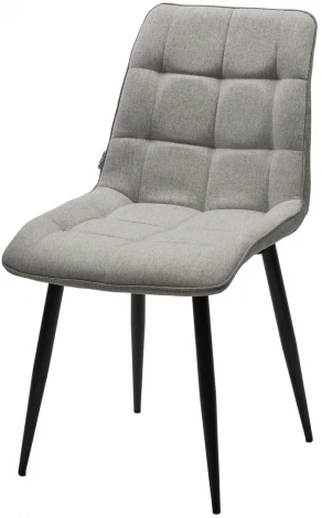 Стул CHIC VF-19/ VF-20 светло-серый/ серый/ черный каркас, ткань M-City 628M03701