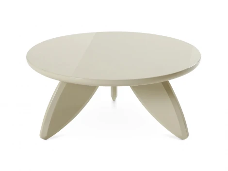 Журнальный столик Lapix round ОГОГО Обстановочка! (МДФ/Бежевый) арт.939726