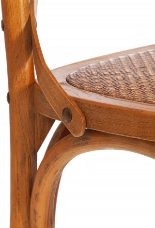 Стул CROSS BAR (mod.CE6002) дерево береза, 49.5*52.5*117, Груша (№3) Tetchair 12820