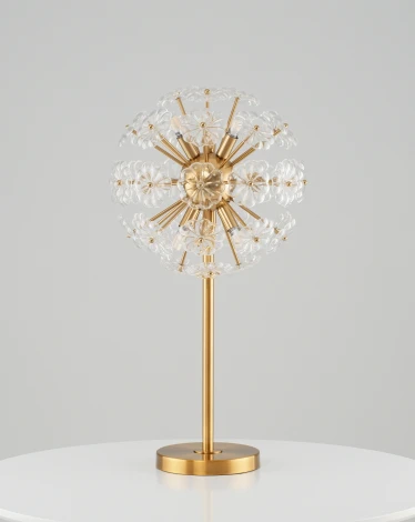 Интерьерная настольная лампа с выключателем Moderli Selectra V10231-6T