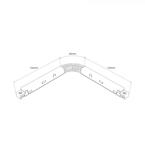 Внутренний соединительный элемент гибкий RAUMBERG STF Bk (48V)