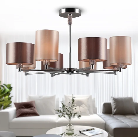 Потолочная люстра на штанге Rivoli Ebony 2081-308