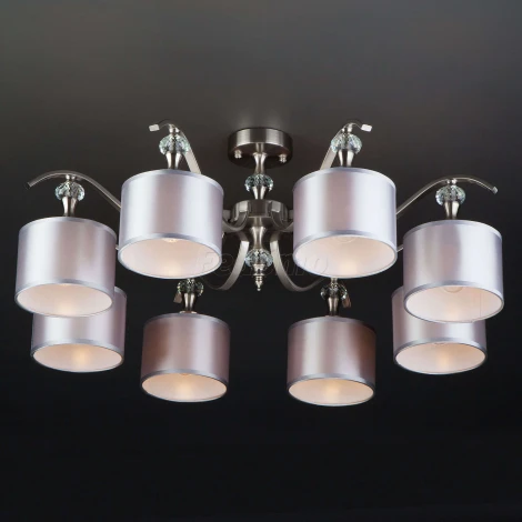 Потолочная люстра Eurosvet Ofelia 60070/8 сатин-никель
