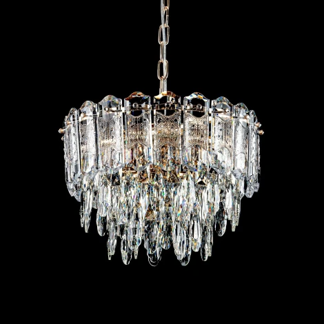 Подвесная люстра хрустальная Modelux MODELUX ML.7085.400 GD