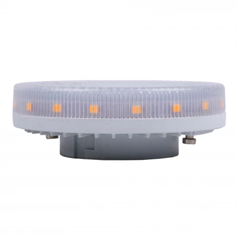 Лампочка светодиодная таблетка прозрачная GX53 7W 3000K Uniel LED-GX53-7W/3000K+3000K/GX53/PR PLB02WH