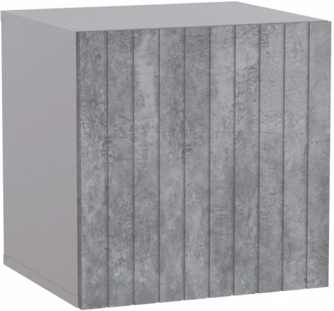 Шкаф Woodville Эннис белый / бетон светлый арт.563554