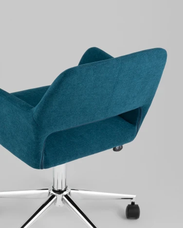 Стул офисный ROSS рогожка синий Stool Group арт.УТ000039438