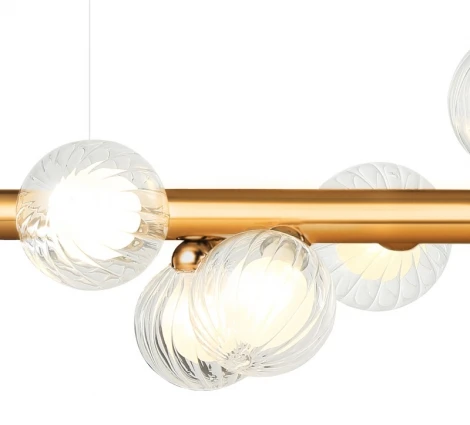 Подвесной светильник Stilfort Shardin 2165/05/08P (220V, на тросе, шарики, молекулы)