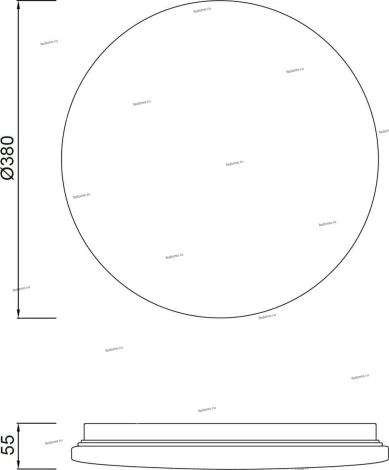 Потолочный светильник круглый Mantra Zero 5942 (LED, 220V)