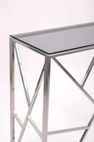 Консольный стол AllConsoles 1053-CS grey серебряный