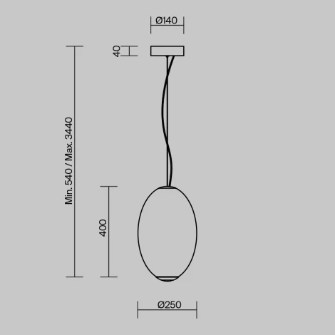 Подвесной светильник Maytoni Bruma MOD397PL-L19CH3K (LED, 220V, на тросе, круглые)