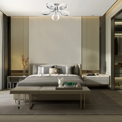 Потолочная люстра Escada Verbena10269/5 LED Chrome 42W