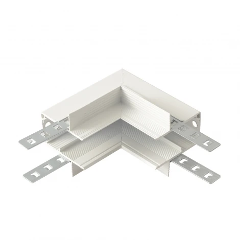 Внутренний соединитель угловой для встраиваемого магнитного шинопровода для ГКЛ12,5 мм Crystal Lux Space CLT 0.223 13 WH