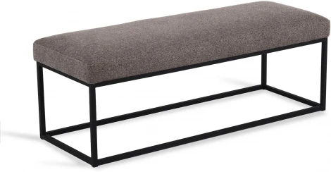 Банкетка Loft Flat ОГОГО (арт.810237), (Рогожка,Ткань/Серый)