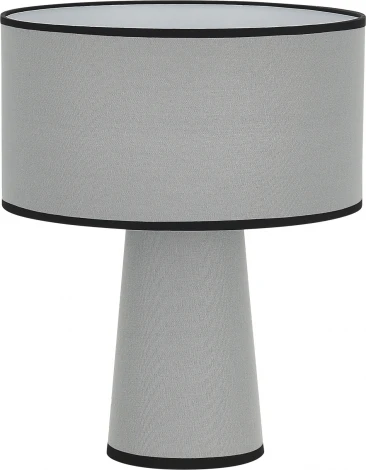 Настольная лампа ST Luce Jackie SL1354.714.01 Серый/Серый, Черный E27 1*40W (220V, круглые)