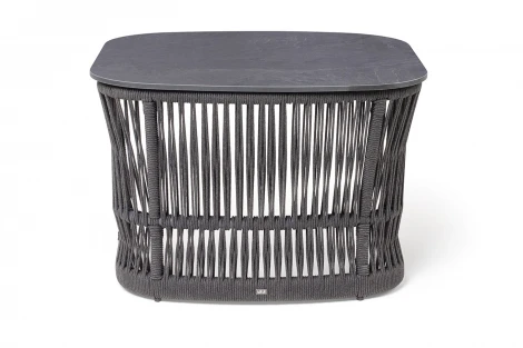 "Лугано" журнальный стол 76х76 H55 см из HPL, цвет "серый гранит" 4SIS арт.УТ-00009905