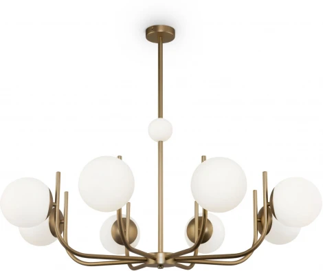 Потолочная люстра на штанге Maytoni Rendez-vous MOD109PL-08BS (220V, шарики)