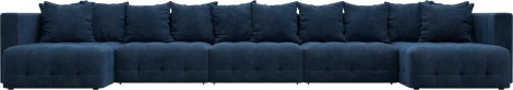 Диван П-образный Лига-052 НПБ МегаЛонг Лига Диванов (Велюр) арт.128877