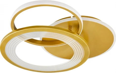 Потолочная люстра светодиодная Saturn 10248/3 LED 73W Gold