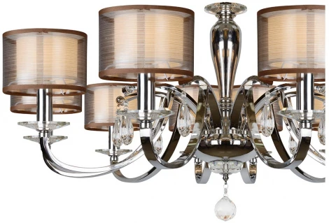 Подвесная люстра iLamp Mario RM16001/10CR (220V, на цепи)