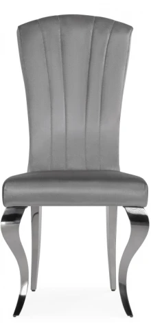 Стул Woodville на металлокаркасе Sally dark grey / steel 15385