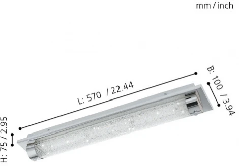 Настенно-потолочный светильник Eglo Tolorico 97055 (LED, 220V)