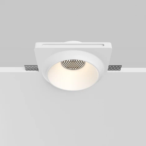 Встраиваемый светильник под гипсокартон Maytoni Gyps Modern DL124-GU10-01-TRS-W (220V, круглые)