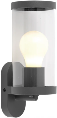 Уличный настенный светильник Escada 30003 30003W/01 E27*40W IP44 Dark grey (220V, круглые)